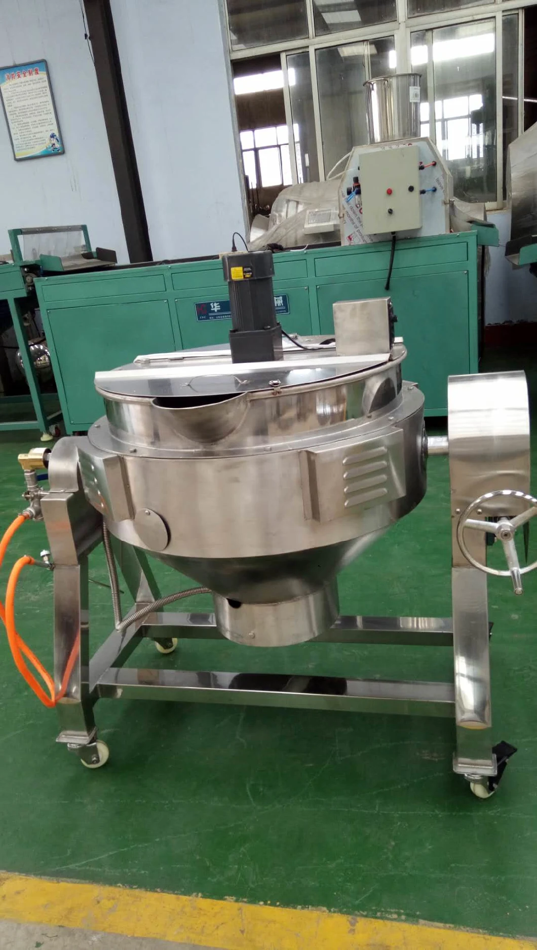 500L Jam Cooking Kettle / Agitator Mixer for Sale