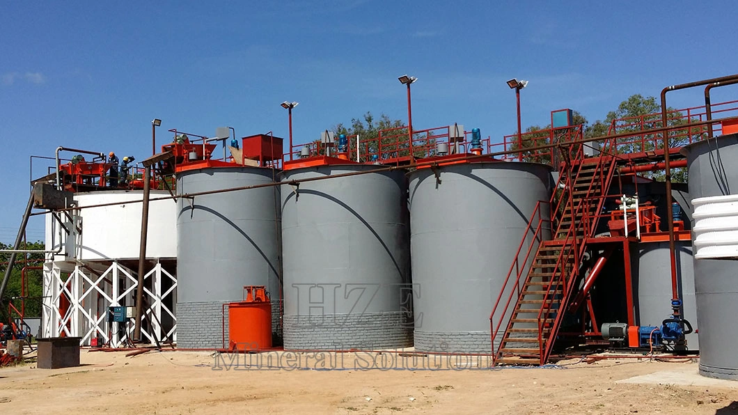 Gold Cyanide Equipment Mining Machine Stirred Tank Mineral Agitation Leaching Tank for CIL Plant