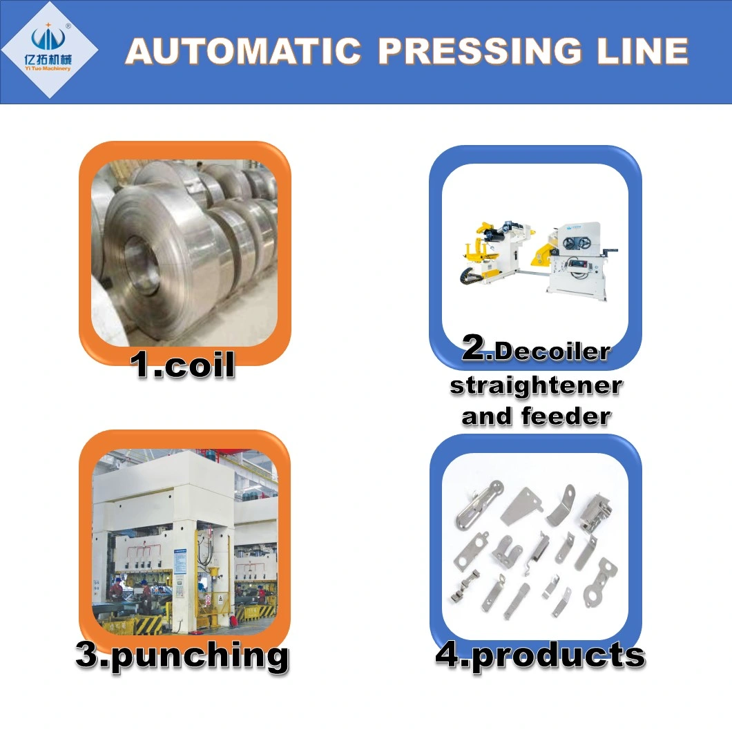 High Efficiency Combined Uncoiler Sraightener Feeder for Punch Press Machine