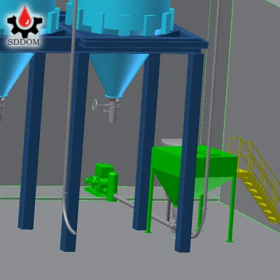 Sddom 시멘트 공압 컨베이어 기계, 시멘트 공압 운반 장비